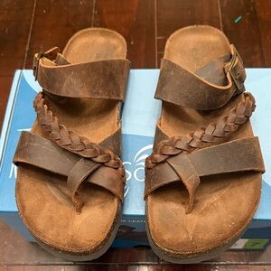 Brown Leather Sandals